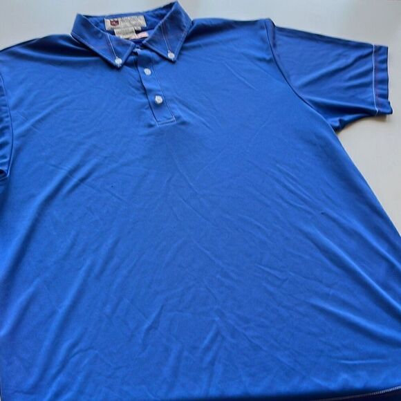 Iliac Golf Slim Fit Contrast Stitch Polo Mens L - Picture 2 of 9